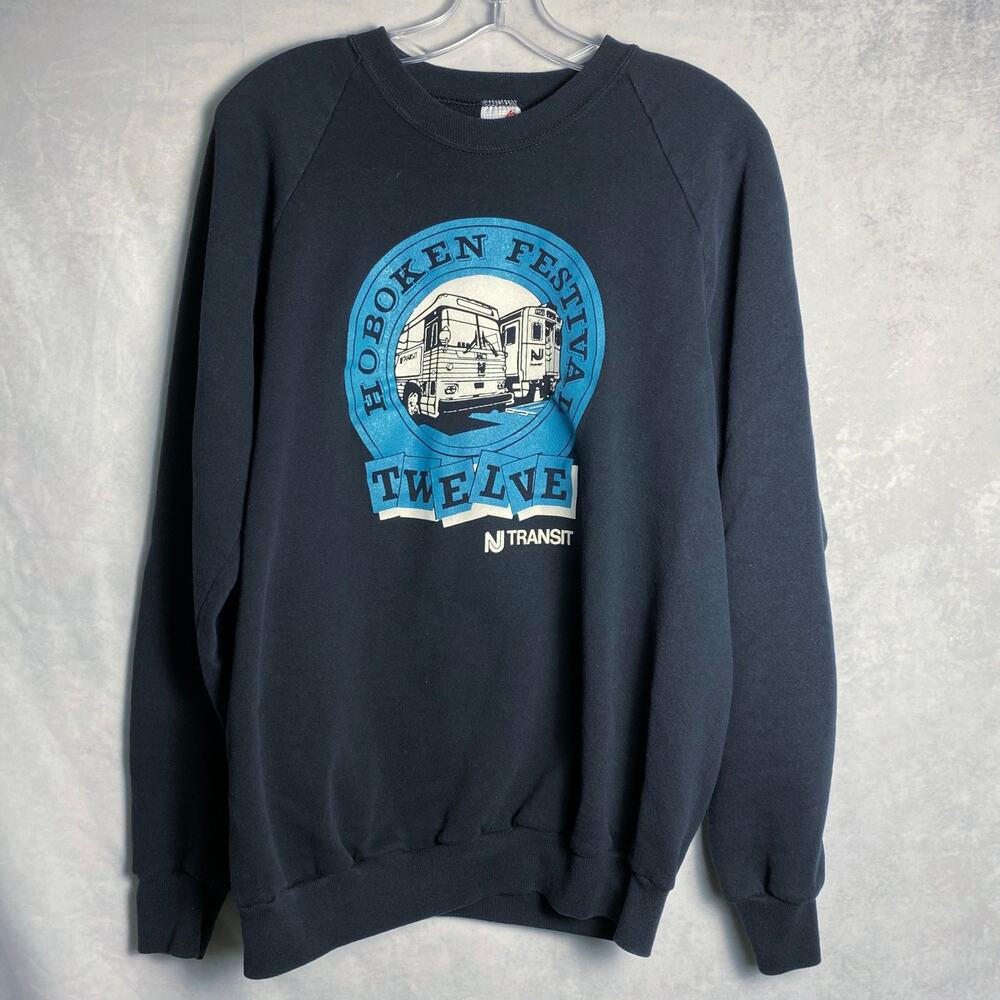 VTG Hoboken Festival Crewneck Sweatshirt New Jersey Sz XL